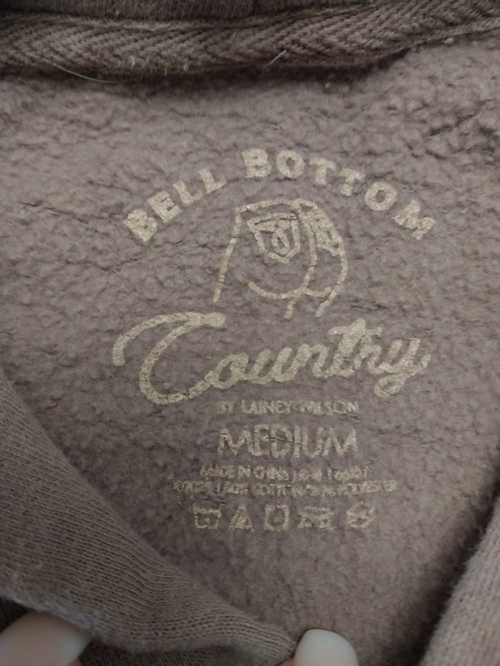 Lainey Wilson Whirlwind World Tour Graphic Hoodie - Dusty Mauve - Picture 4 of 5